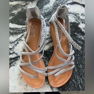 Carlos silver Sandals